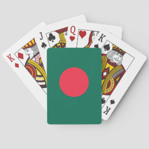 Cartas de Juego con la Bandera de Bangladesh