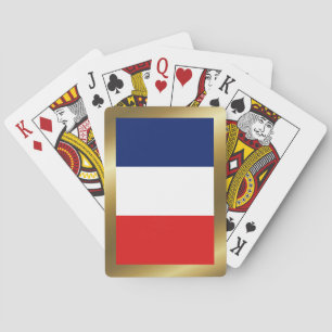 Cartas de juego con la bandera de Guyane