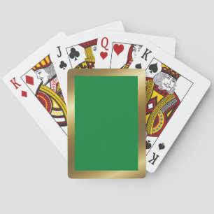 Cartas de juego con la bandera de Libia