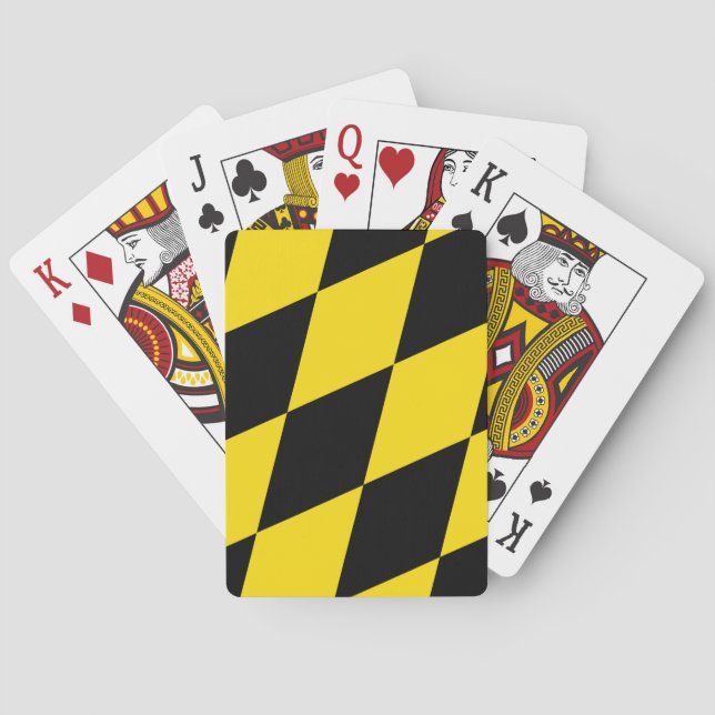 Cartas de juego con la bandera de Múnich (Reverso)