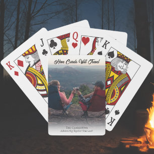 Cartas de juego con la foto de tu aventura