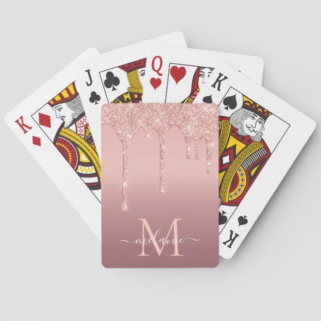 Cartas de juego con nombre de Personalizado de Pur (Reverso)