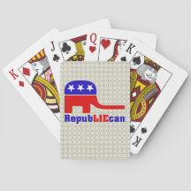 Cartas de juego contra los republicanos