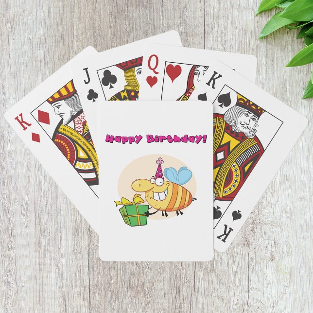 Cartas de juego de Abeja de Cumpleaños Feliz (Subido por el creador)
