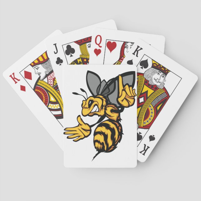 Cartas de juego de abejas muy fuertes (Reverso)