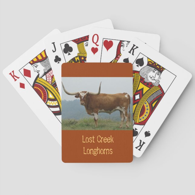 Cartas de juego de acero Carmel Longhorn - persona (Reverso)