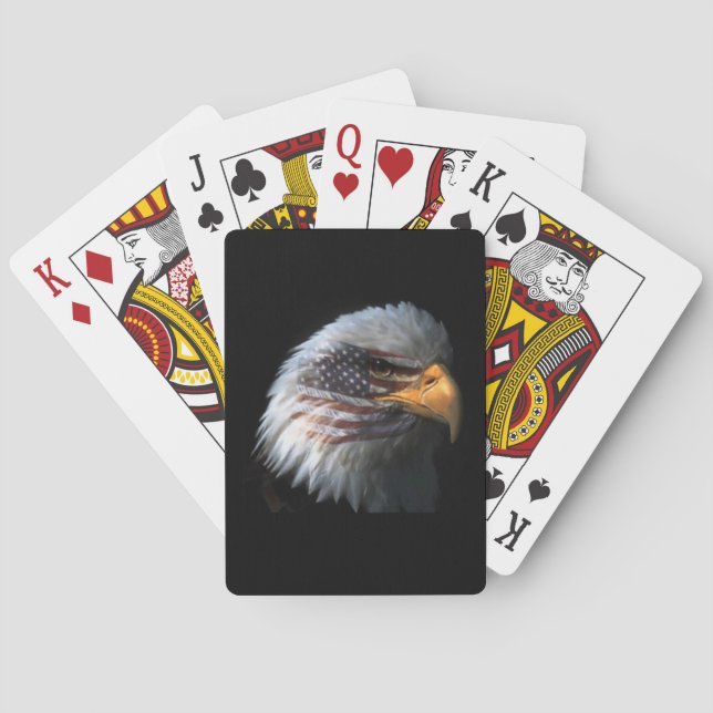 Cartas de juego de águila estadounidense (Reverso)