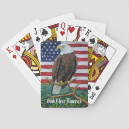 Cartas de juego de águila estadounidense