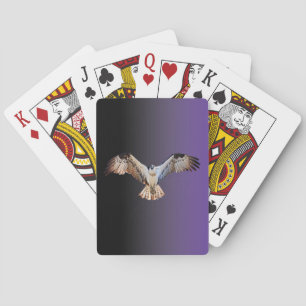Cartas de juego de águila pescadora