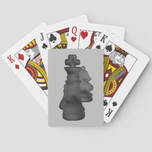Cartas de juego de ajedrez