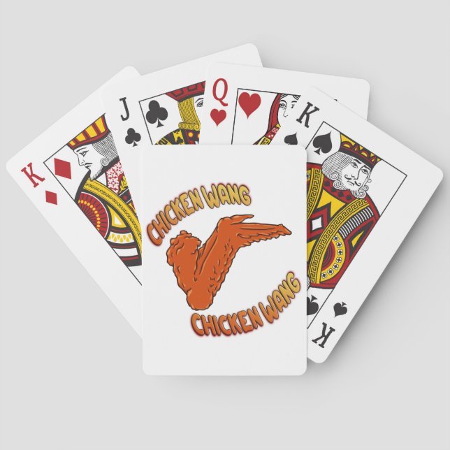 Cartas de juego de ala de pollo (Reverso)