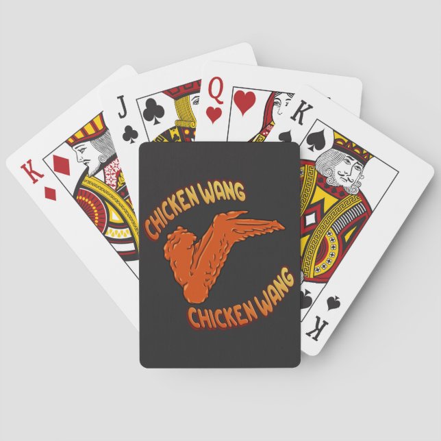 Cartas de juego de ala de pollo (Reverso)