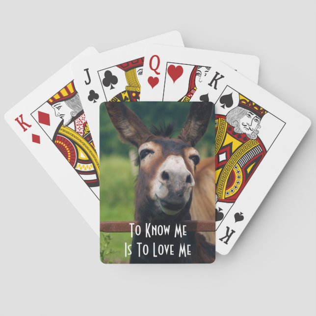 Cartas de juego de amor de burro (Reverso)