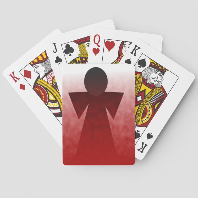 Cartas de juego de ángel sangrante (Reverso)