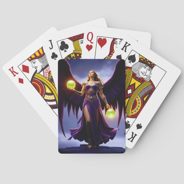 Cartas de juego de Angel Warrior (Reverso)