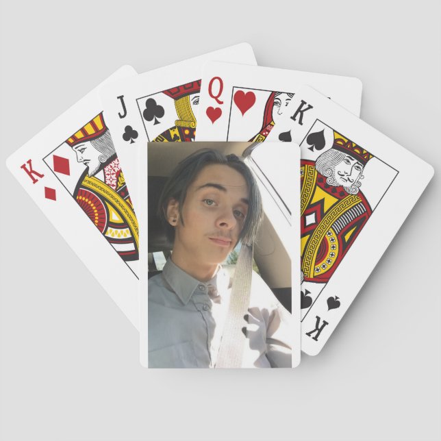 cartas de juego de ángulos de luz plata (Reverso)