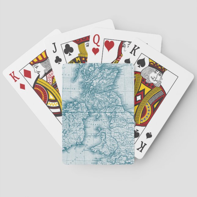 Cartas de juego de antiguos Personalizados del ver (Reverso)