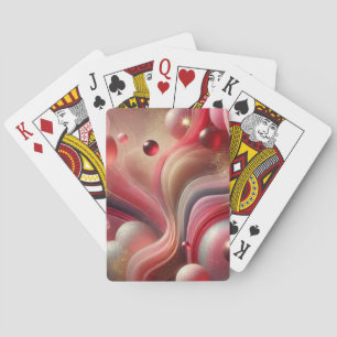 Cartas de juego de arte abstracto de personalizado