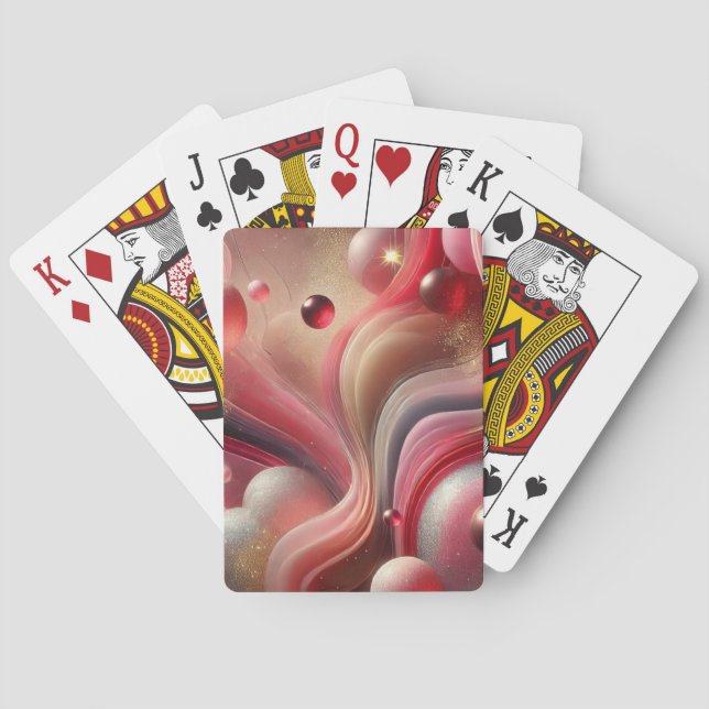 Cartas de juego de arte abstracto de personalizado (Reverso)