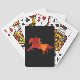 Cartas de juego de arte de caballos