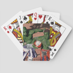 Cartas de juego de arte de la Fantasía Orc Gladiat