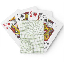 Cartas de juego de arte de línea abstracta