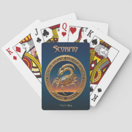 Cartas de juego de astrología - Rótulo Zodiaco Esc