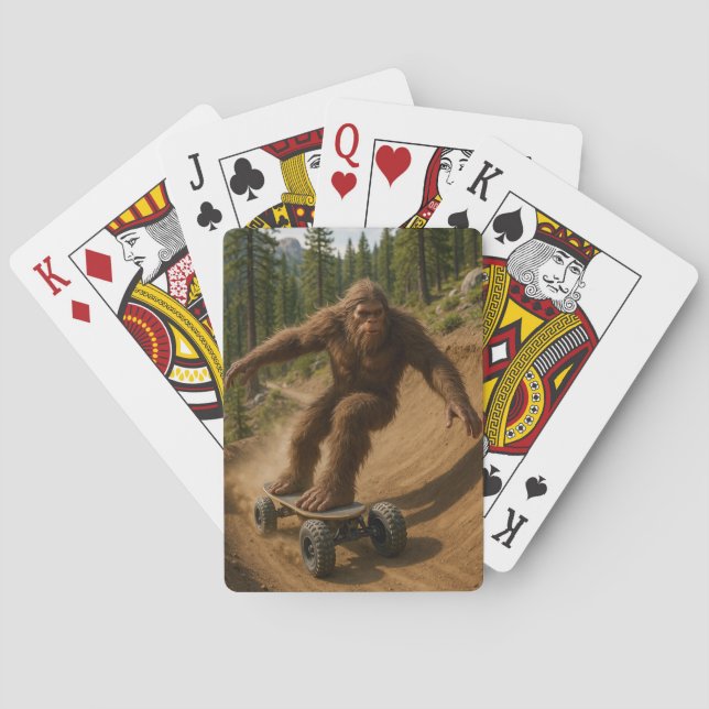 Cartas de Juego de Aventura de Sasquatch en Mounta (Reverso)
