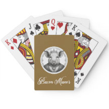 Cartas de juego de Bacon Manor