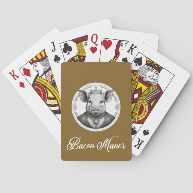 Cartas de juego de Bacon Manor (Reverso)