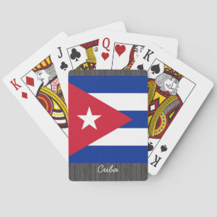 Cartas de juego de Bandera de Cuba