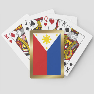 Cartas de juego de bandera de Filipinas