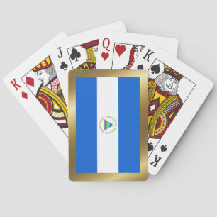 Cartas de juego de Bandera de Nicaragua