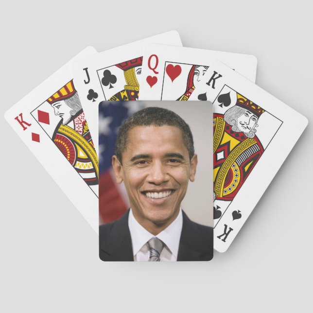 Cartas de juego de Barack Obama (Reverso)