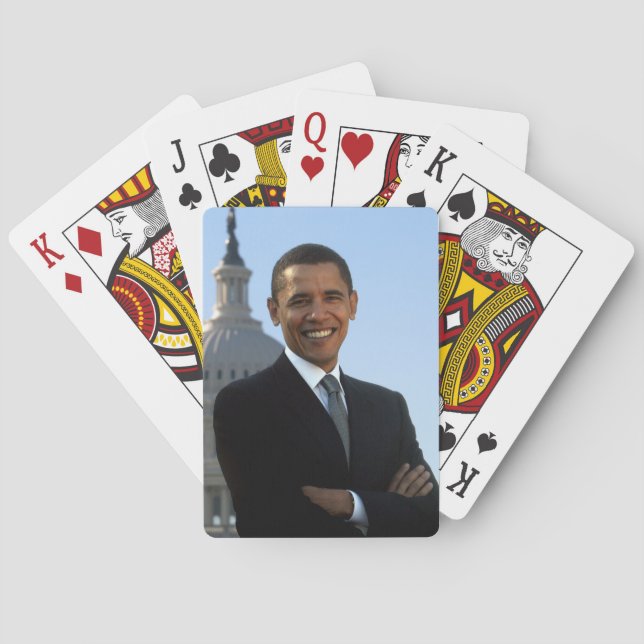 Cartas de juego de Barack Obama (Reverso)