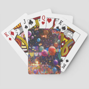 Cartas de juego de Bash de cumpleaños con diseño d