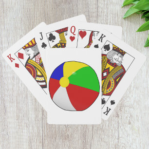 Cartas de juego de Beach Ball