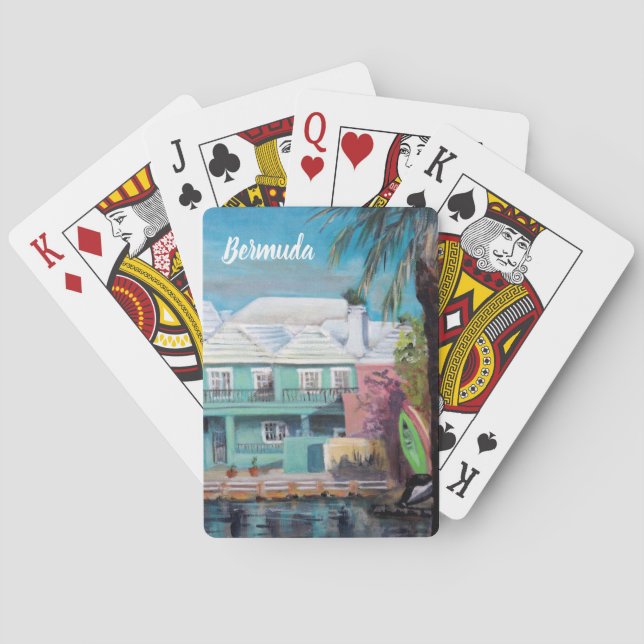 Cartas de juego de Bermudas (Reverso)