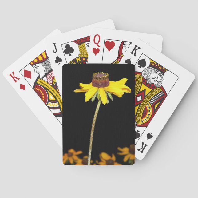 Cartas de juego de bicicleta de Susan de ojos negr (Reverso)
