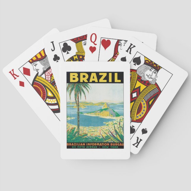 Cartas de juego de bicicletas de Brasil antiguas (Reverso)