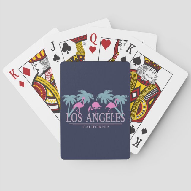 Cartas de juego de bicicletas de Los Ángeles (Reverso)