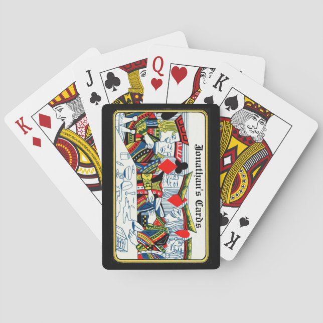 Cartas de juego de bicicletas personales de Kings  (Reverso)