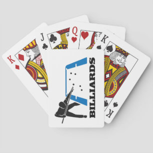 Cartas de juego de billar