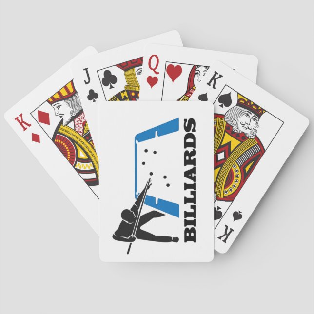 Cartas de juego de billar (Reverso)