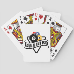 Cartas de juego de billar