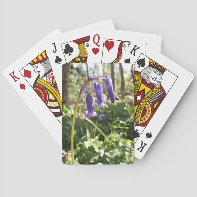Cartas de juego de Bluebells (Reverso)