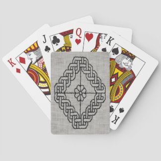 Cartas de juego de bordado Blackwork