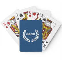 Cartas de juego de Boujee Blue Sprinkle Sprinkle