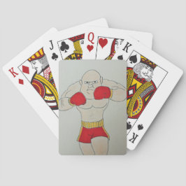 Cartas de juego de boxer ruso