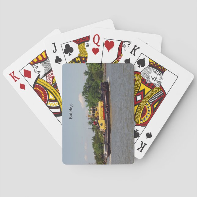 cartas de juego de bulldog (Reverso)